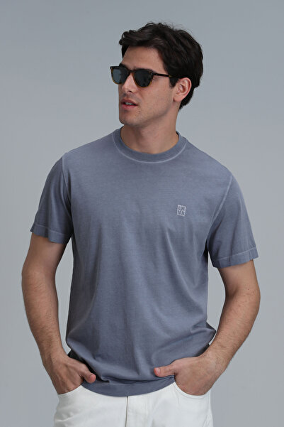 Lufian Sarder Ανδρικό - Σκούρο Γκρι Basic T-Shirt