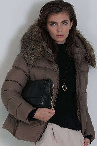 Lufian Klemantın Goose down Women's Coat Kum