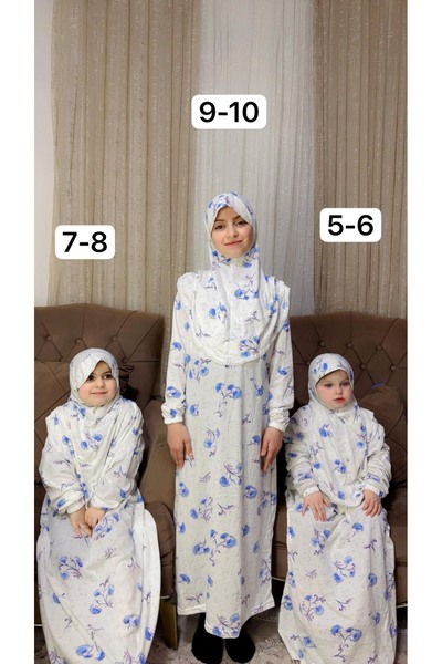 ALDAYER 3 Pcs Children's Prayer Dress