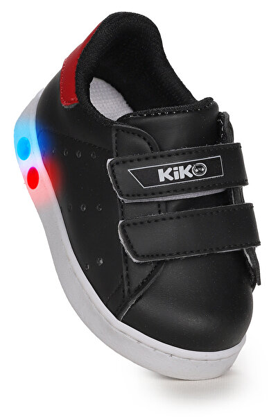 Kiko Kids Royzo Cırtlı Işıklı Erkek Bebek Spor Ayakkabı