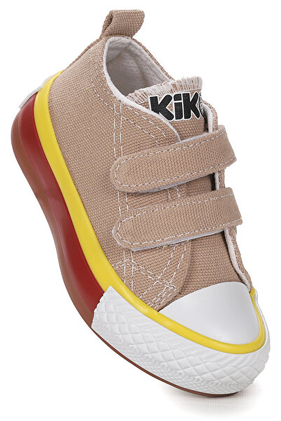 Kiko Kids Linen Cırtlı Erkek Bebek Keten Spor Ayakkabı