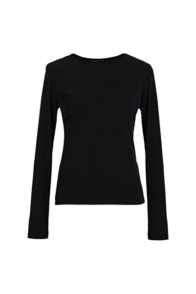 Lufian Μαύρο γυναικείο μπλουζάκι Vichio