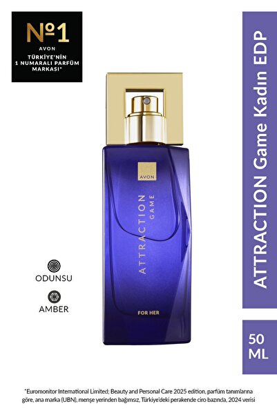 AVON Attraction Game Kadın Parfüm Edp 50 Ml.