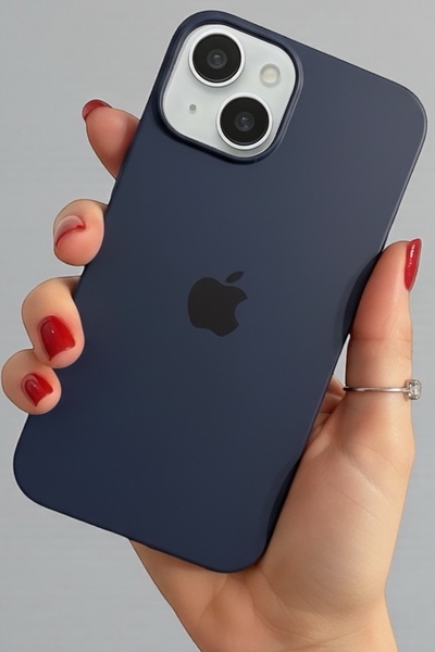 ProNorth Iphone 13-14 Uyumlu Kılıf Logolu Lansman Soft Yumuşak Içi Kadife Sil...