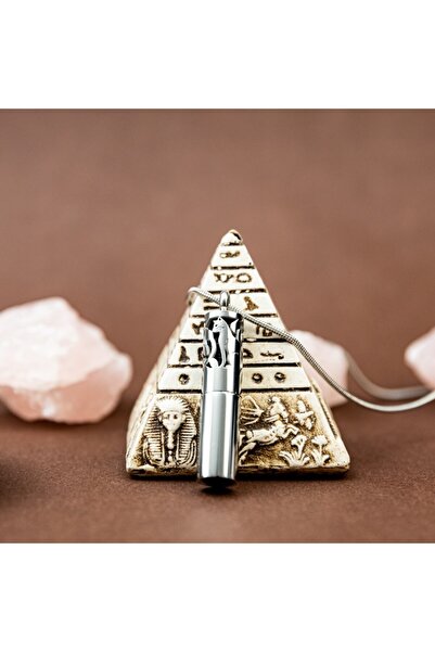 Ezera Κυλινδρικό μενταγιόν αρωματοθεραπείας για γάτες με αλυσίδα φιδιού από α...