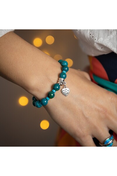 Ezera Clarissa, χειροποίητο γυναικείο βραχιόλι από ημιπολύτιμες πέτρες Pheoni...