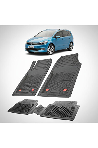 TEAMCAR ®   Covorașe auto tip tavă compatibile cu Volkswagen Touran II (2015+...