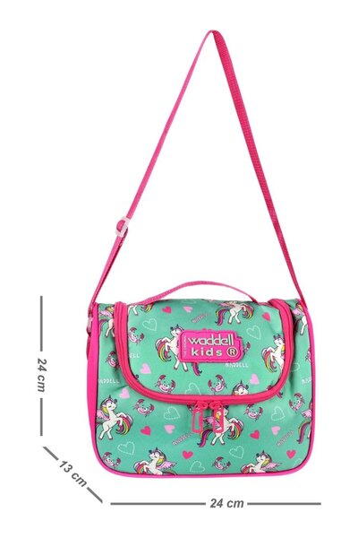 Waddell Φούξια Unicorn Patterned Thermal Lunchbox - Water Green
