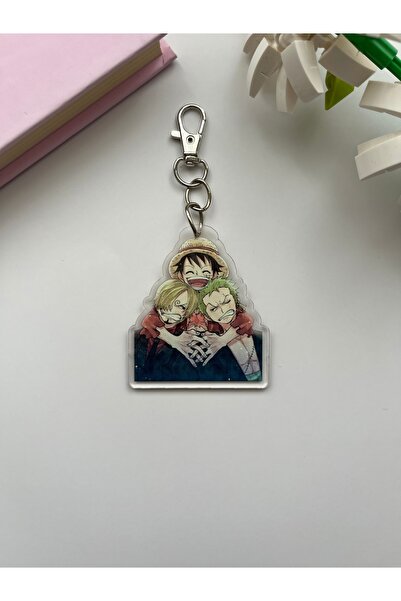 Hara Company One Piece Anime Luffy, Zoro και Sanji - Μπρελόκ και στολίδι για ...