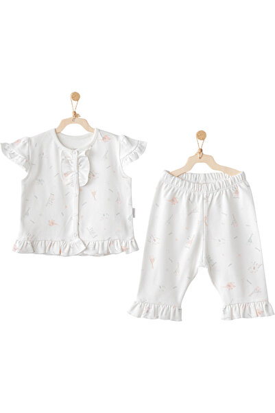 Ac25511 Love Family 2pcs Baby Set Ecru