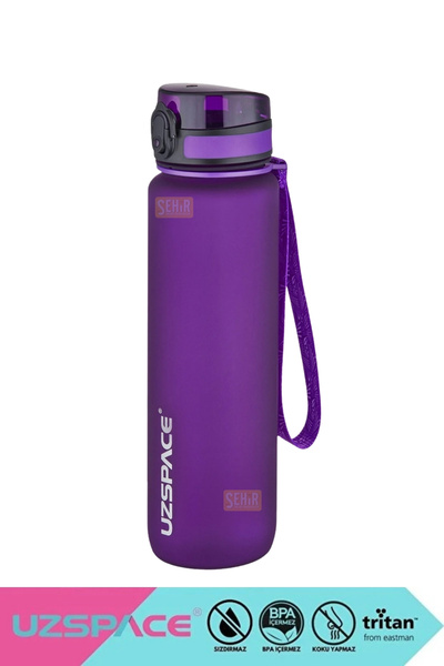 Uzspace 1000ml Yeni Tek Renk Sızdırmaz BPA İçermez Kilitlenebilir Kapaklı Mot...