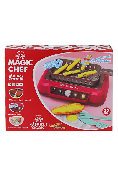 NW NessiWorld 2A550 Magic Chef Barbekü Ocak Seti -Limon Oyuncak