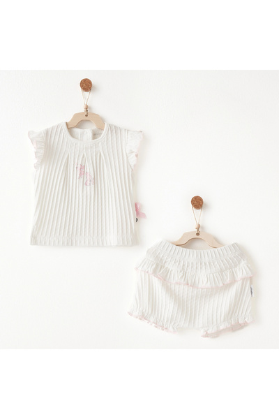 andywawa Ac26508 Summer Time 2-Piece Set Ecru