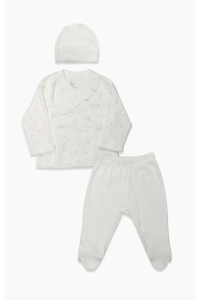 Bistyle 3-Piece Bodysuit Set Morning Sun 13131 Ecru