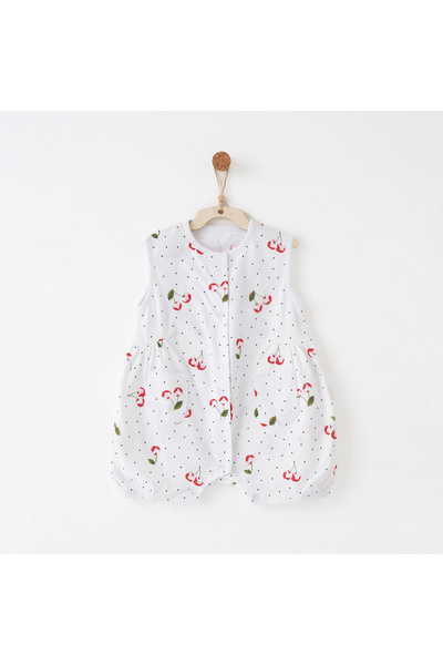 andywawa Ac26681 Cherry Chatty Jumpsuit Ecru