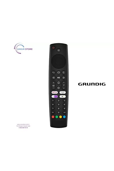 Herz Grundig İle Uyumlu 50 GHU 7500 B 4k Uhd Tv Kumandası