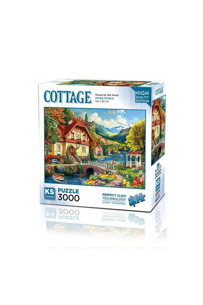 Genel Markalar 23015 House By The Pond 3000 Parça Puzzle -KS Puzzle