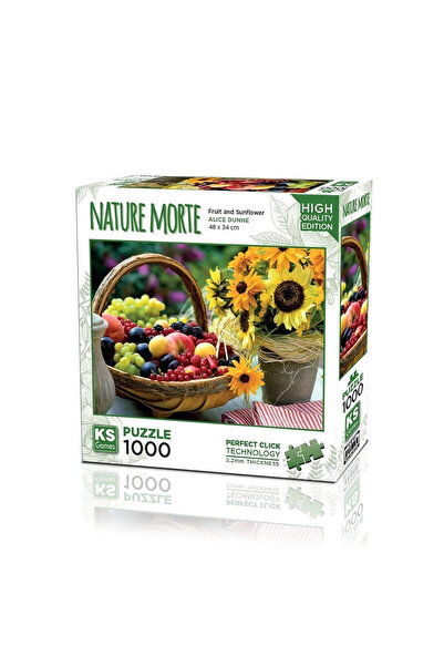 FABBA TOYS 20775 Puzzle 1000 Fruits and Sunflower 12227