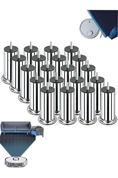 Bestekar 15 cm Πόδι βάσης Πόδι καναπέ Πόδι M8 με μπουλόνι (χοντρό δόντι) (20 ...