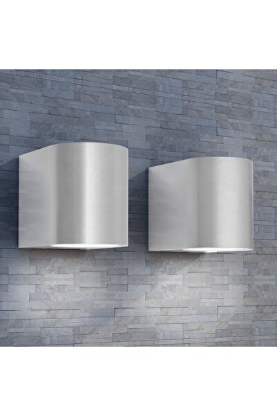 Concept Corp iluminat LED, perete exterior, 2 buc, rotund, direcție jos