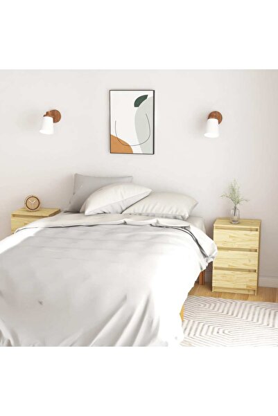 Concept Noptiere, 2 buc, 40x29,5x64 cm, lemn masiv de pin