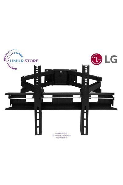 LG 49UN7300 Uyumlu 42”- 55”- 65”- 75” inç Lcd Led Ekran Tv Hareketli Askı Apa...