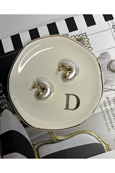 Deesse Latelier أقراط دائرية مرصعة بالزركون