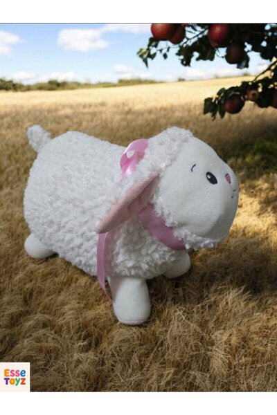 Kids Peluş Pullu Kuzu Oyuncak 35 cm - Ultra Yumuşak, Güvenli ve Sevimli Tasarım