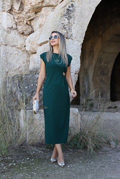 bytugcekaya Φόρεμα Emerald Straight Cut ντραπέ