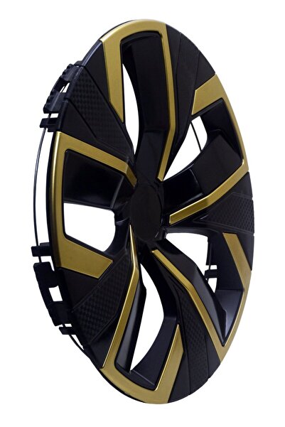 OTOCİRİT Jant Kapağı Kırılmaz Çıtalı 15" Yeni Model Sarı Çıtalı 4'lü (TAKIM OLARAK)