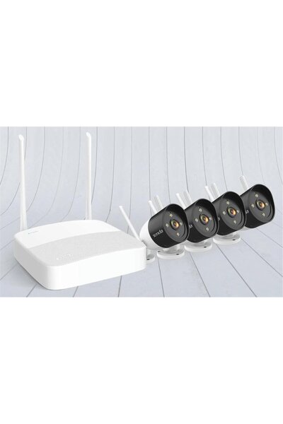 Tenda K4W-3TC 4 Kanal NVR Kayıt Cİhazı + 4 Adet Outdor Ip Wifi Bullet Kamera Set