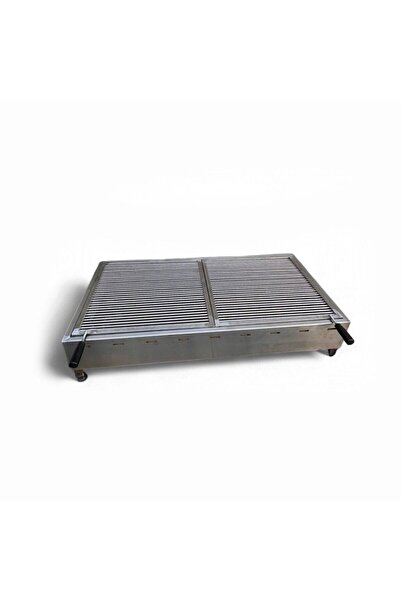 Kaan Coşkun Metal 50X100 AYAKSIZ ÇUBUK IZGARALI TEZGAH ÜSTÜ KROM MANGAL