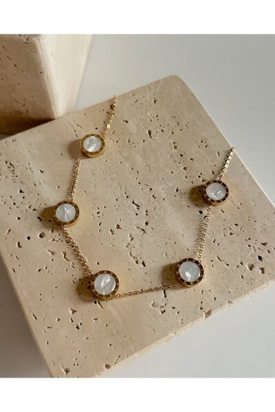 Deesse Latelier Gold Roma Harf Necklace