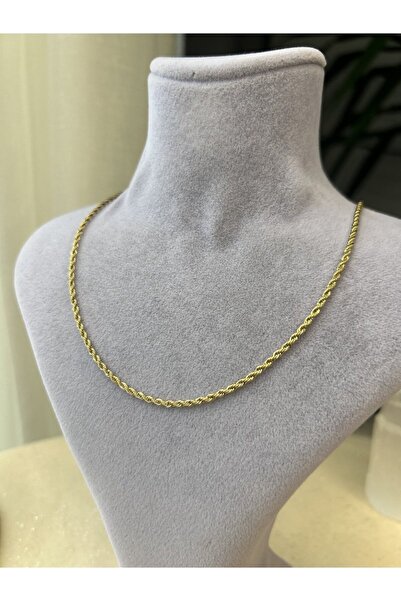 Doğaltaş Masalları Steel Twist Chain Necklace