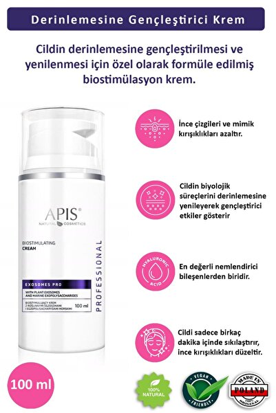 Apis Natural Cosmetics Yaşlanma Karşıtı EXOSOMES PRO Biyostimüle Edici Krem 1...