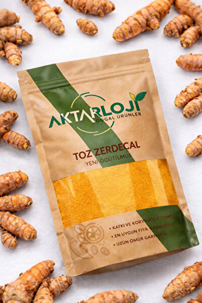 aktarloji 100 Gr Toz Zerdeçal / Turmeric Powder / Yeni Öğütülmüş Zerdeçal Tozu - Katkısız & Doğal