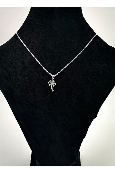 Monalisa Home Luxury Silver Colored Chain Figured Karamaz Necklace