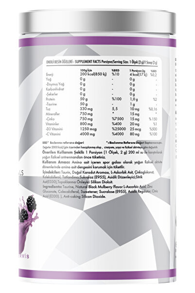 GRIZZONE Zinc+D3+C ( Karadut )