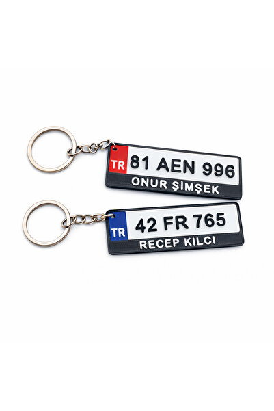 Mosso Steel Kişiye Özel Plaka Anahtarlık Tüm Renkler / Plakalık Anahtarlık / ...