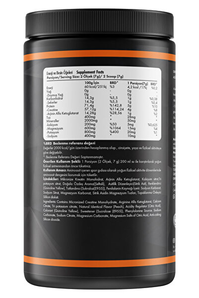 GRIZZONE Creatıne Monohydrate ( Şeftali )