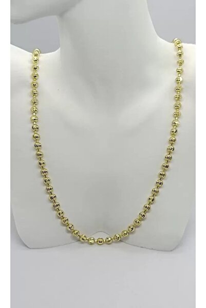 ndjewelry قلادة كلاسيكية من سلسلة دوريكا الذهبية (70 سم)