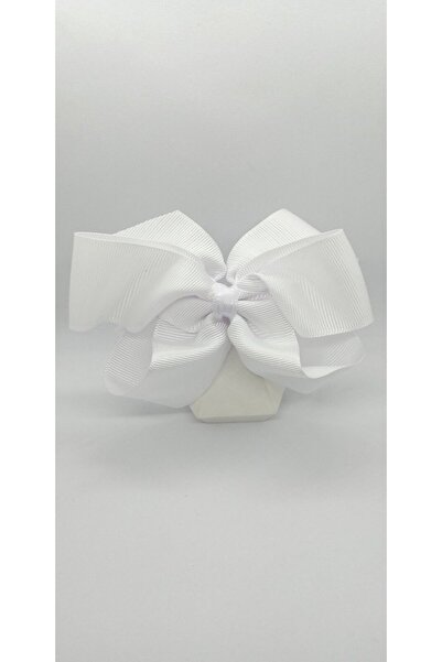 ndjewelry White Color Bow Collar Buckle