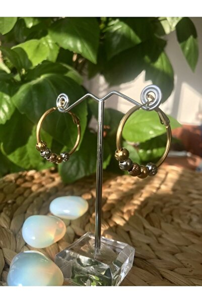 Doğaltaş Masalları Steel Earrings