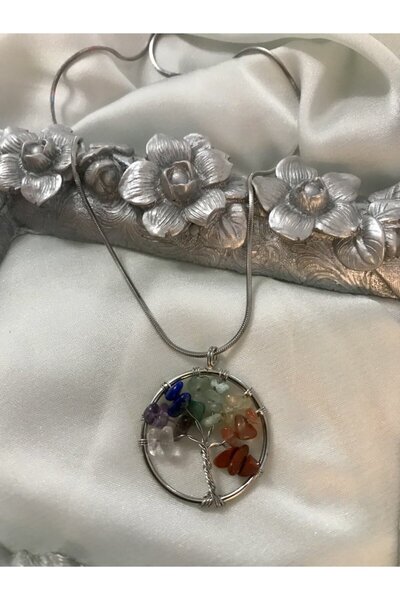 Doğaltaş Masalları Steel Necklace