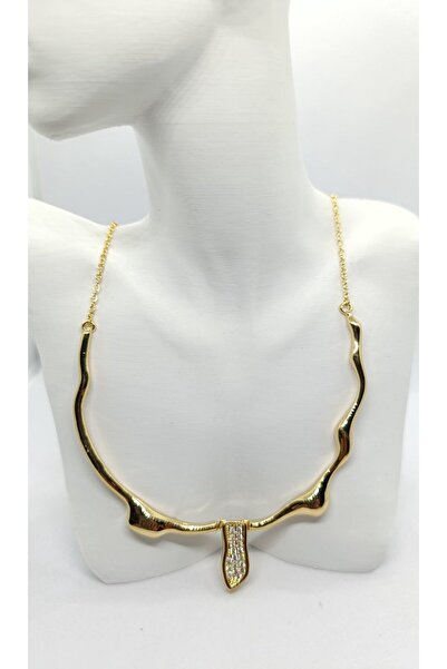 ndjewelry قلادة بتصميم “الآثار الذهبية”