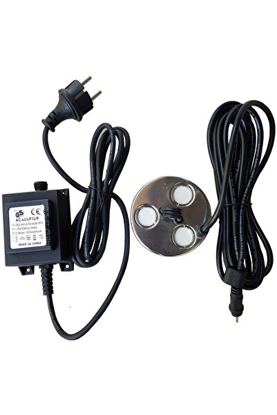 TZC Kuluçka Makinesi Paslanmaz Nem Nozülü 3 Göbekli + Adaptörü Dahil Ac 36 Volt