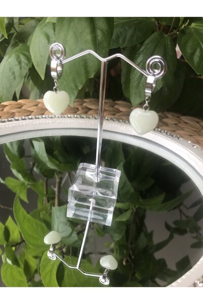Doğaltaş Masalları Steel Earrings