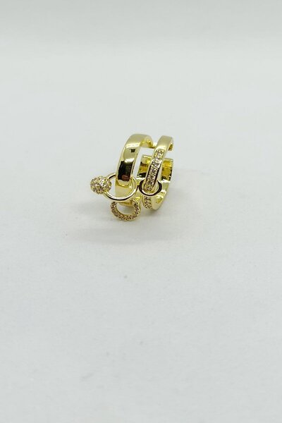 ndjewelry خاتم لينك رويال الذهبي