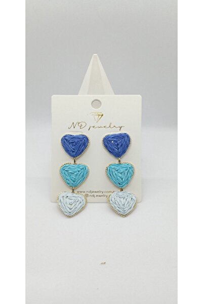 ndjewelry أقراط القلب المحيط سترو