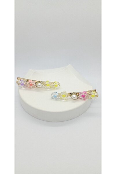 ndjewelry مشبك كوليت مزدوج بنمط الزهرة - 3